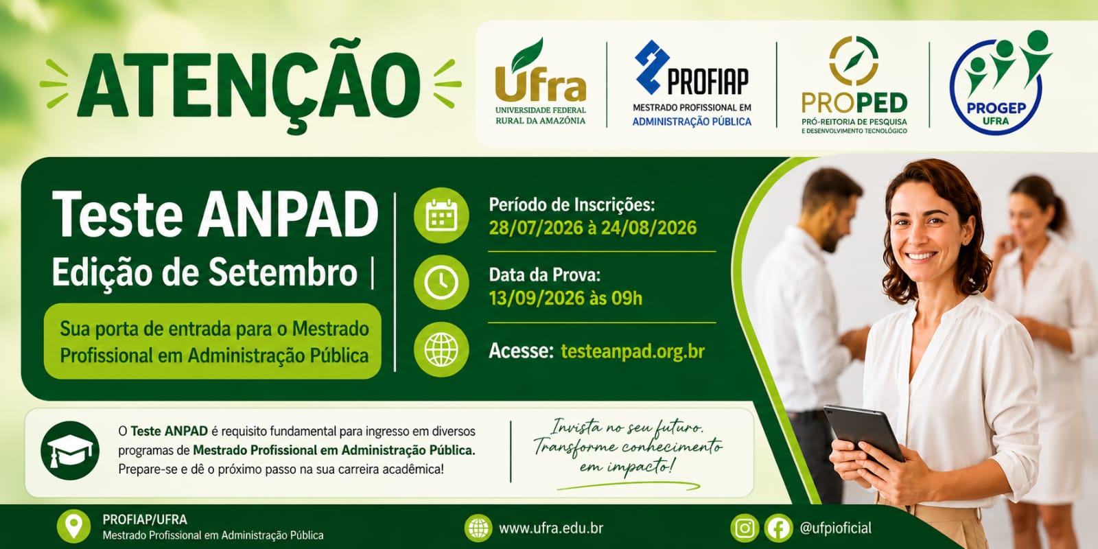 ANPAD - INSCRIÇÕES ABERTAS